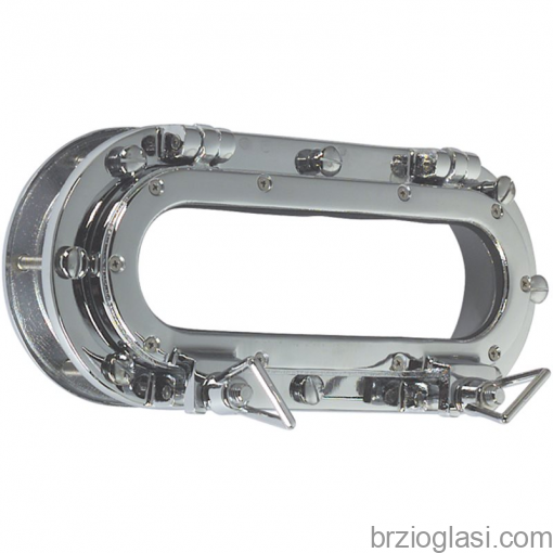 Brodski prozor elipsasti - INOX 242 X 105 mm