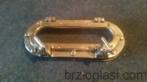 Brodski prozor elipsasti - INOX 242 X 105 mm